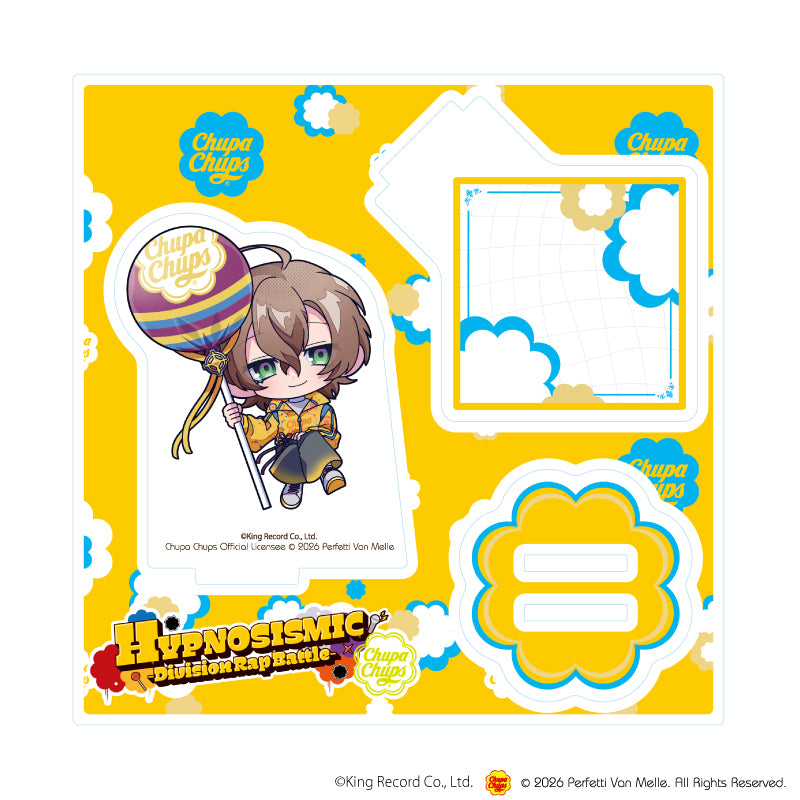 アクリルスタンドプレート「ヒプノシスマイク-Division Rap Battle-×チュッパチャプス」08/夢野 幻太郎(ミニキャライラスト) - AniSmile