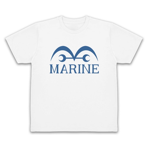 ワンピース 海軍 ドライTシャツ Ver.2.0/WHITE-L 图片 2 | AniSmile