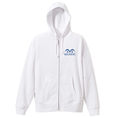 ワンピース 海軍 ジップパーカー Ver.2.0/WHITE-S 图片 3 | AniSmile