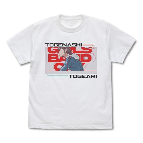 ガールズバンドクライ 誰にもなれない私だから フルカラーTシャツ/WHITE-M - 官方商品图片 | AniSmile