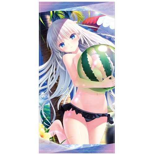 Summer Pockets REFLECTION BLUE 鳴瀬しろは 120cmビッグタオル 水着Ver. - AniSmile