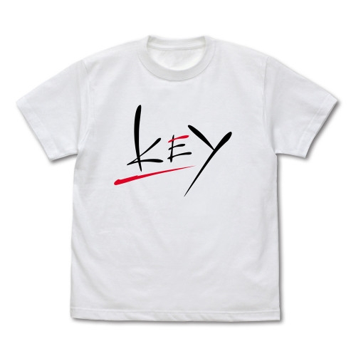 Keyロゴ Tシャツ/WHITE- - AniSmile