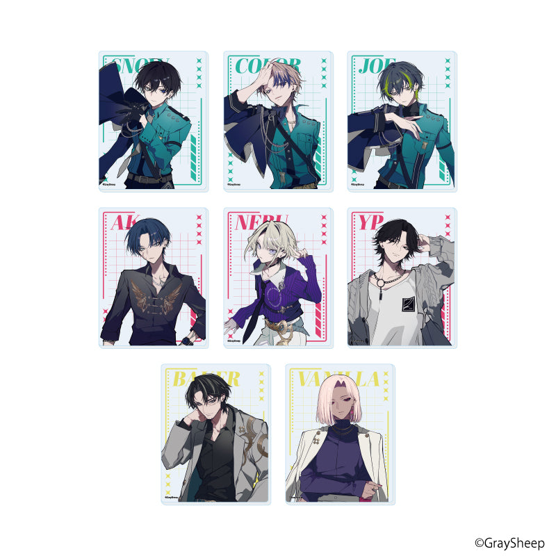 アクリルカード「Gray Sheep」01/ブラインド(全8種)(公式イラスト) - official product image | AniSmile