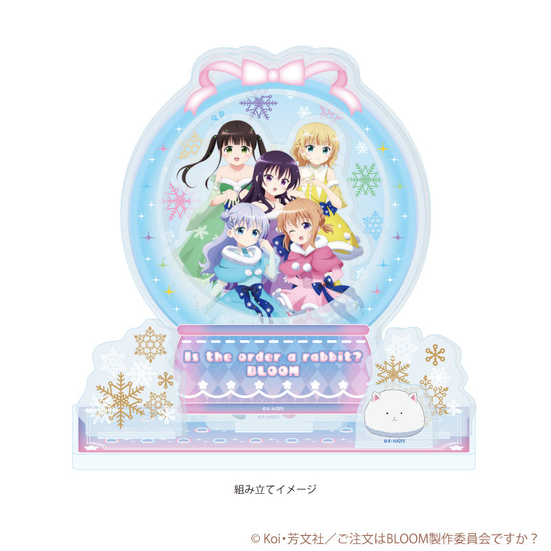 プレミアム アクリルジオラマプレート「ご注文はうさぎですか?BLOOM」01/雪の妖精ver.(描き下ろしイラスト) Image 2 | AniSmile