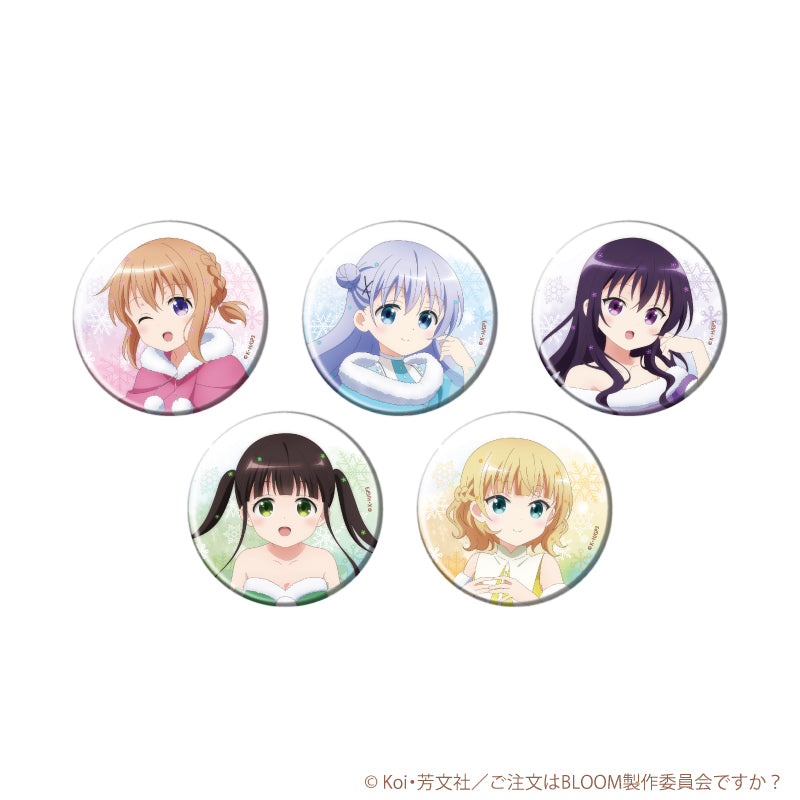 缶バッジ「ご注文はうさぎですか?BLOOM」02/雪の妖精ver. ブラインド(全5種)(描き下ろしイラスト) - AniSmile