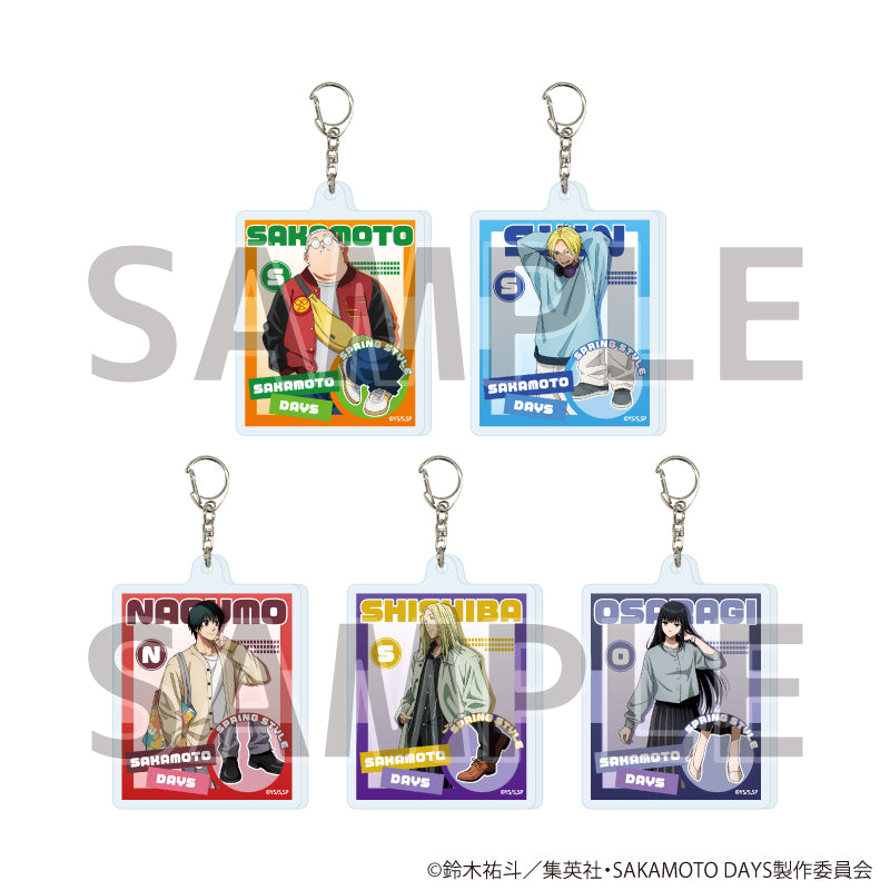 アクリルキーホルダー「SAKAMOTO DAYS」03/春私服ver. ブラインド(全5種)(描き下ろしイラスト) - official product image | AniSmile