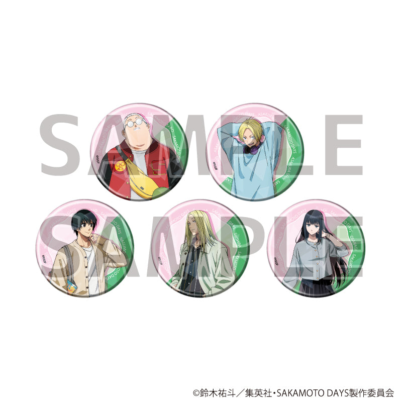 ホログラム缶バッジ(57mm)「SAKAMOTO DAYS」03/春私服ver. ブラインド(全5種)(描き下ろしイラスト) - AniSmile