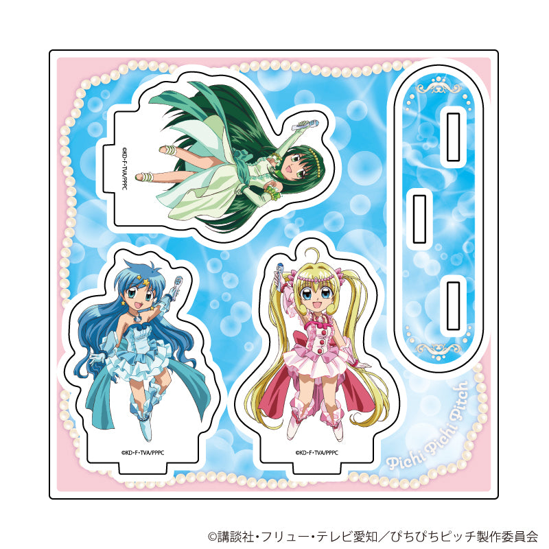 アクリルスタンドプレート「マーメイドメロディーぴちぴちピッチ」03/集合デザイン(公式イラスト) - AniSmile
