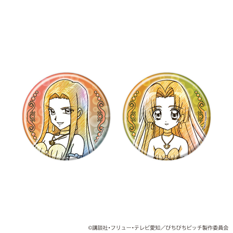 缶バッジ2個セット「マーメイドメロディーぴちぴちピッチ」04/沙羅&星羅(グラフアートスケッチイラスト) - 公式商品画像 | AniSmile