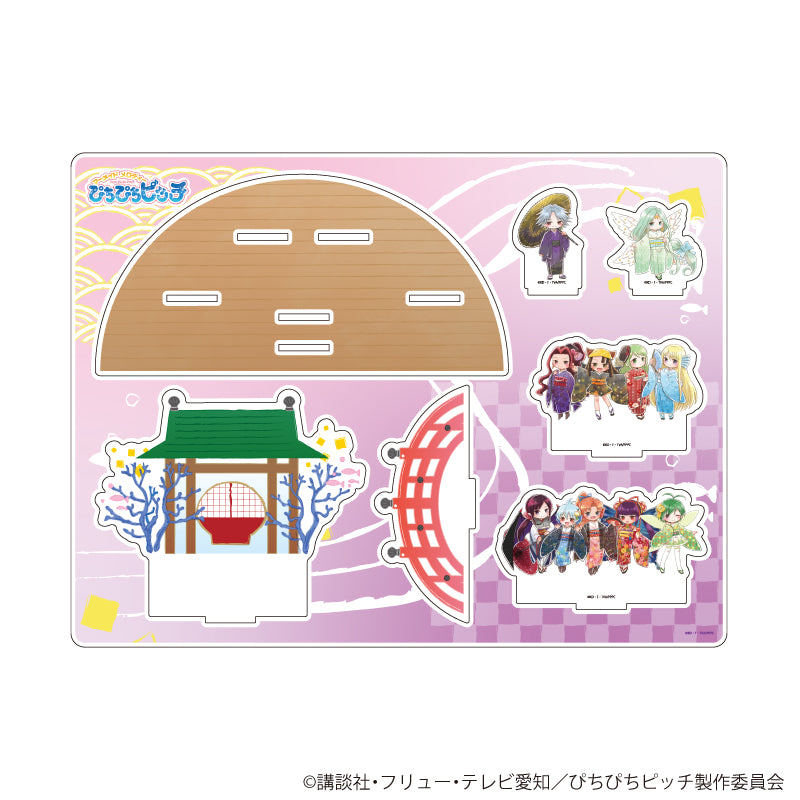 アクリルジオラマ「マーメイドメロディーぴちぴちピッチ」02/和服ver.(グラフアートイラスト) - 官方商品图片 | AniSmile