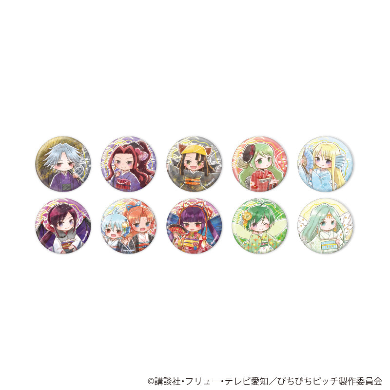 ホログラム缶バッジ(65mm)「マーメイドメロディーぴちぴちピッチ」06/和服ver. ブラインド(全10種)(グラフアートイラスト) - official product image | AniSmile