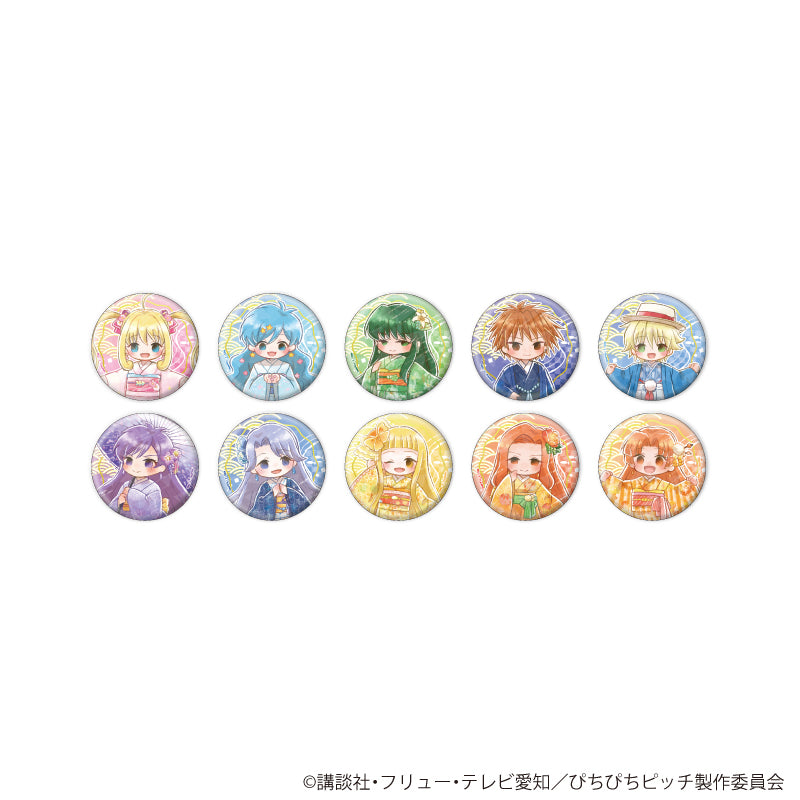 ホログラム缶バッジ(65mm)「マーメイドメロディーぴちぴちピッチ」0 /和服ver. ブラインド(全10種)(グラフアートイラスト) - AniSmile