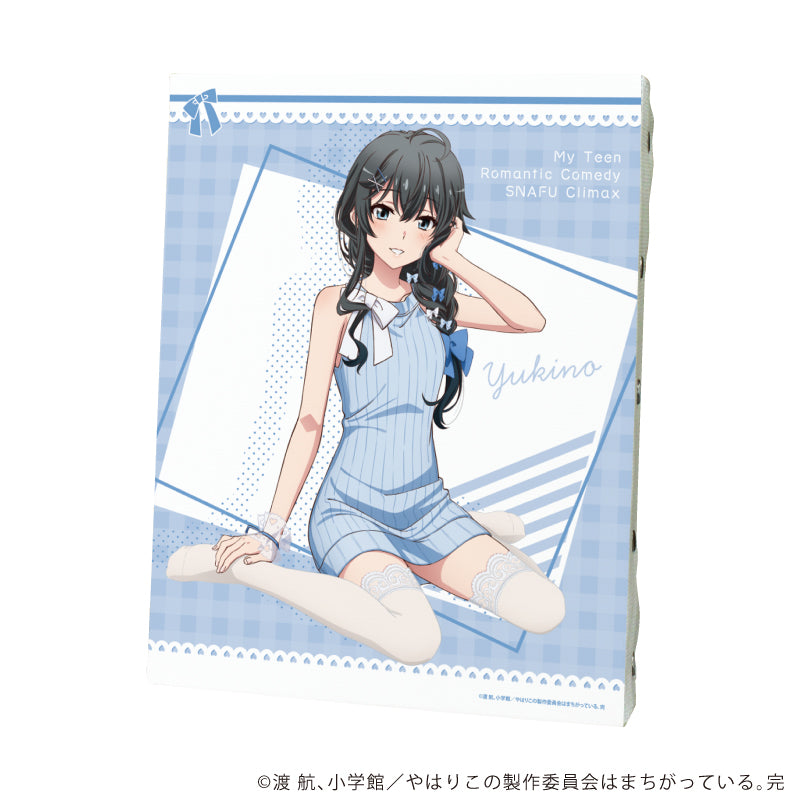 キャンバスボード「やはり俺の青春ラブコメはまちがっている。完」01/ニットver. 雪ノ下雪乃(描き下ろしイラスト) - AniSmile