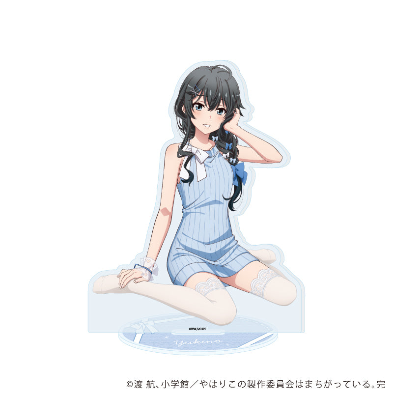 アクリルスタンド「やはり俺の青春ラブコメはまちがっている。完」01/ニットver. 雪ノ下雪乃(描き下ろしイラスト) - AniSmile