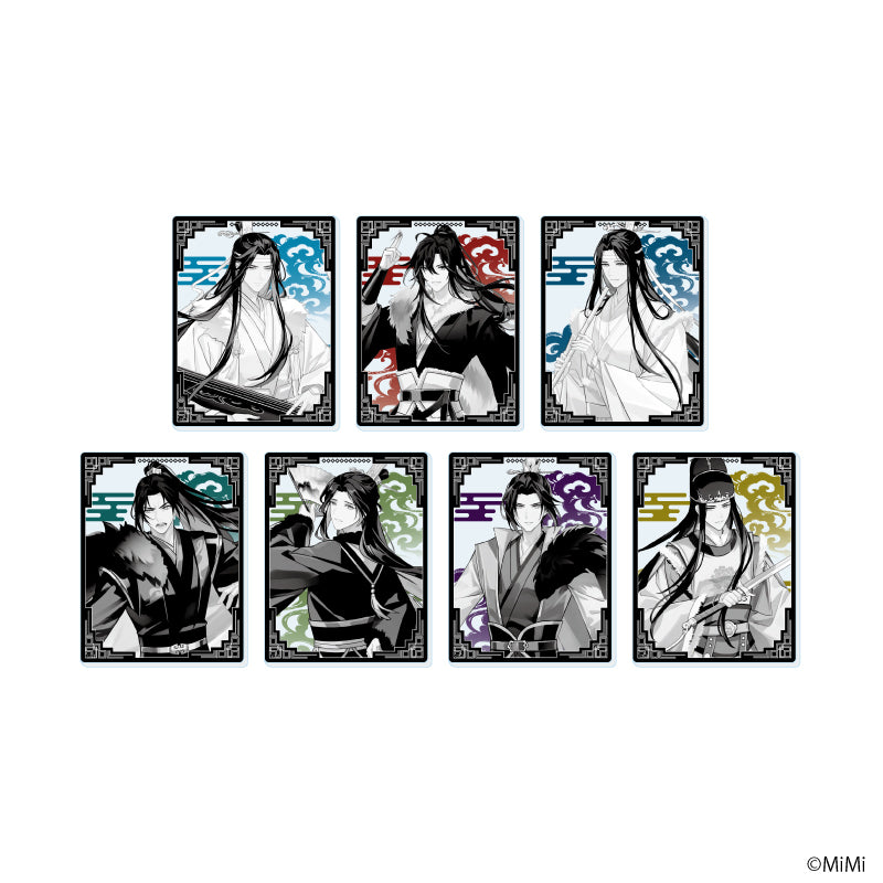 アクリルカード「大河幻想ラジオドラマ「魔道祖師」」01/ブラインド(全7種)_モノトーン(描き下ろしイラスト) - AniSmile
