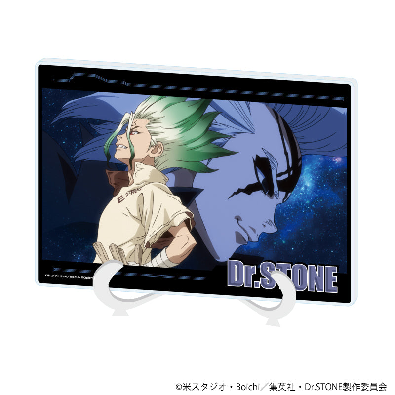 アクリルアートボード(A5サイズ)「Dr.STONE」08/石神千空&Dr.ゼノ(場面写イラスト) - AniSmile