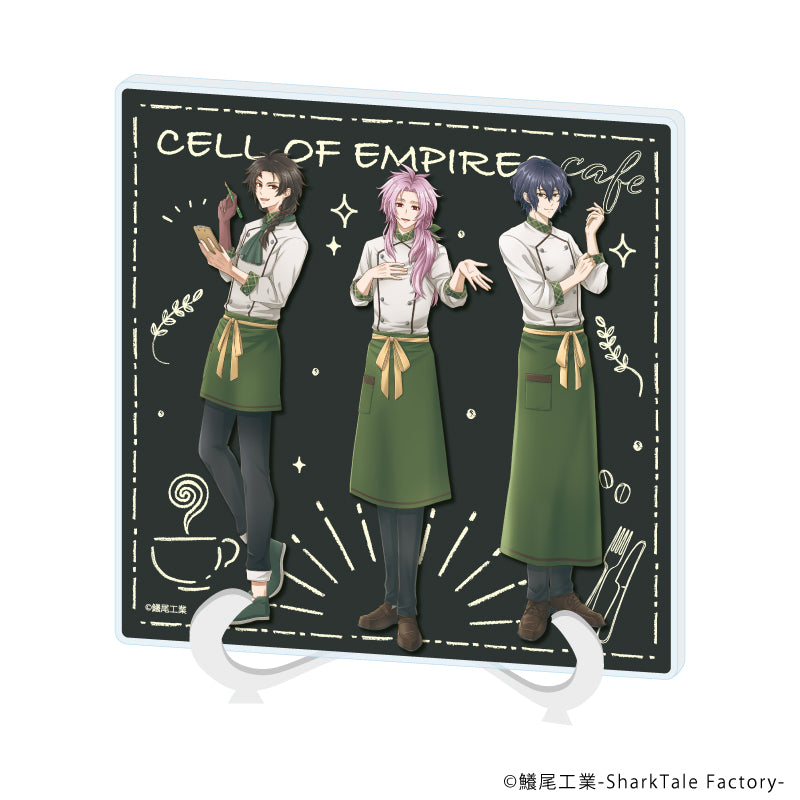 アクリルアートボード「細胞神曲」05/宇津木 徳幸&初鳥 創&磯井 実光 カフェver.(描き起こしイラスト) - AniSmile