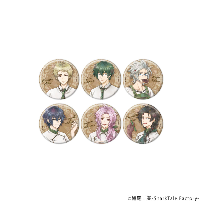 ホログラム缶バッジ(57mm)「細胞神曲」01/カフェver. ブラインド(全6種)(描き起こしイラスト) - AniSmile