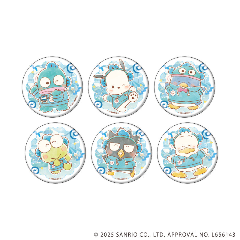 ホログラム缶バッジ(57mm)「はぴだんぶい」02/ブラインド(全6種)(グラフアートイラスト) - AniSmile