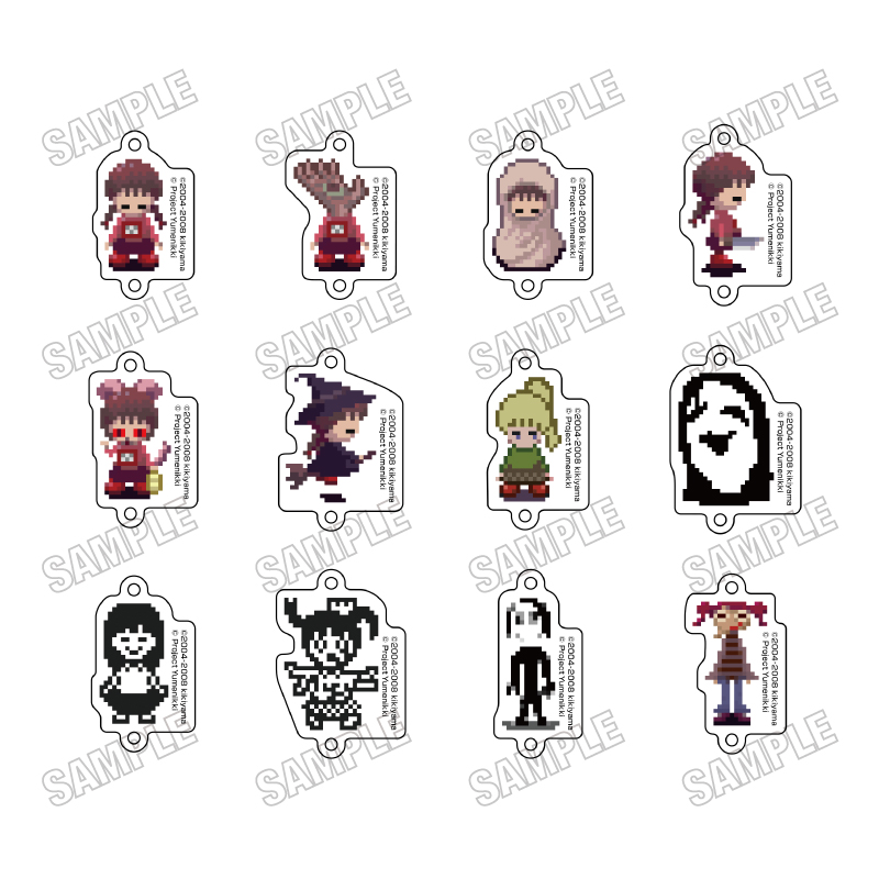 ゆめにっき 連結アクリルチャームコレクション - official product image | AniSmile