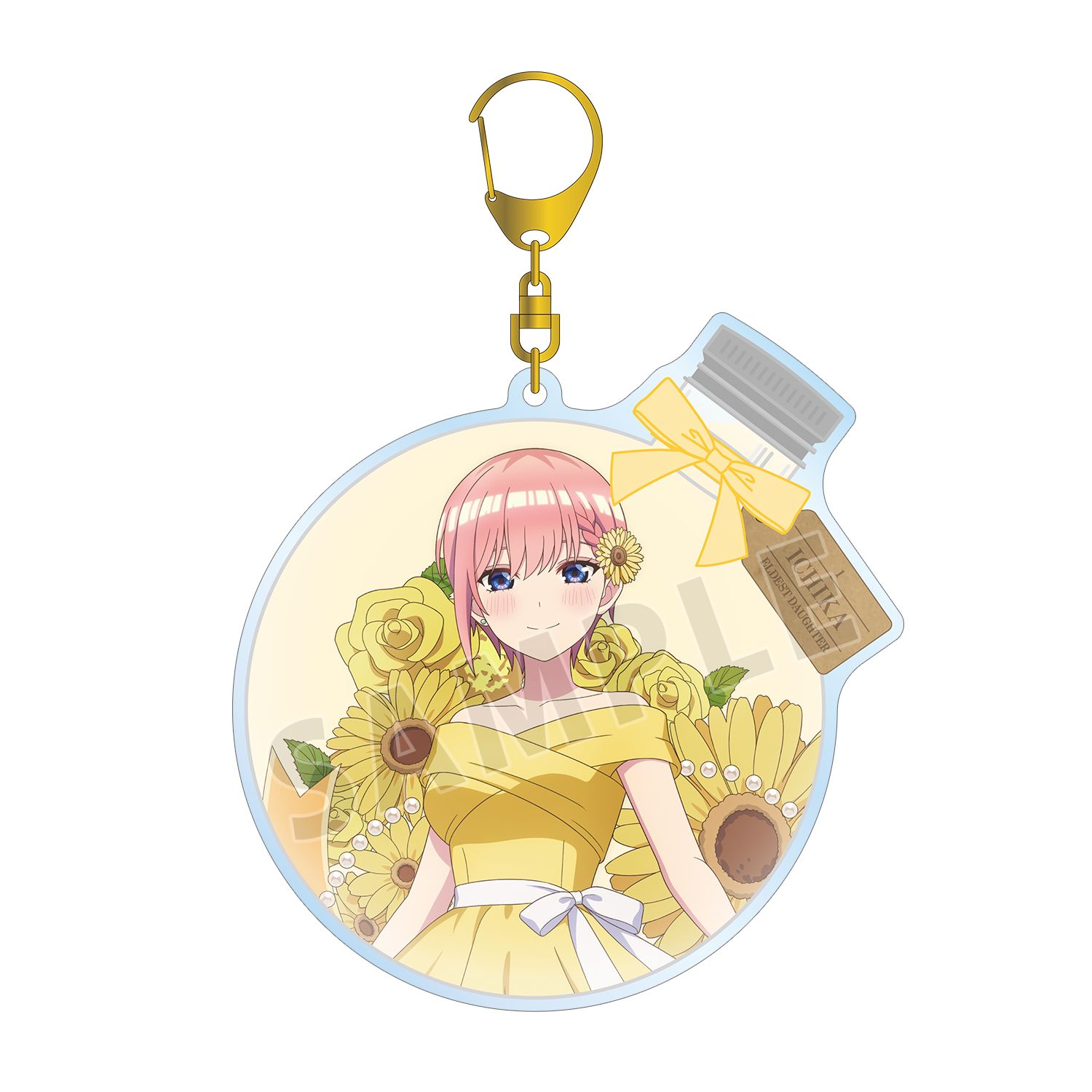 五等分の花嫁* 描き下ろし 中野一花 ハーバリウムver. BIGアクリルキーホルダー - AniSmile