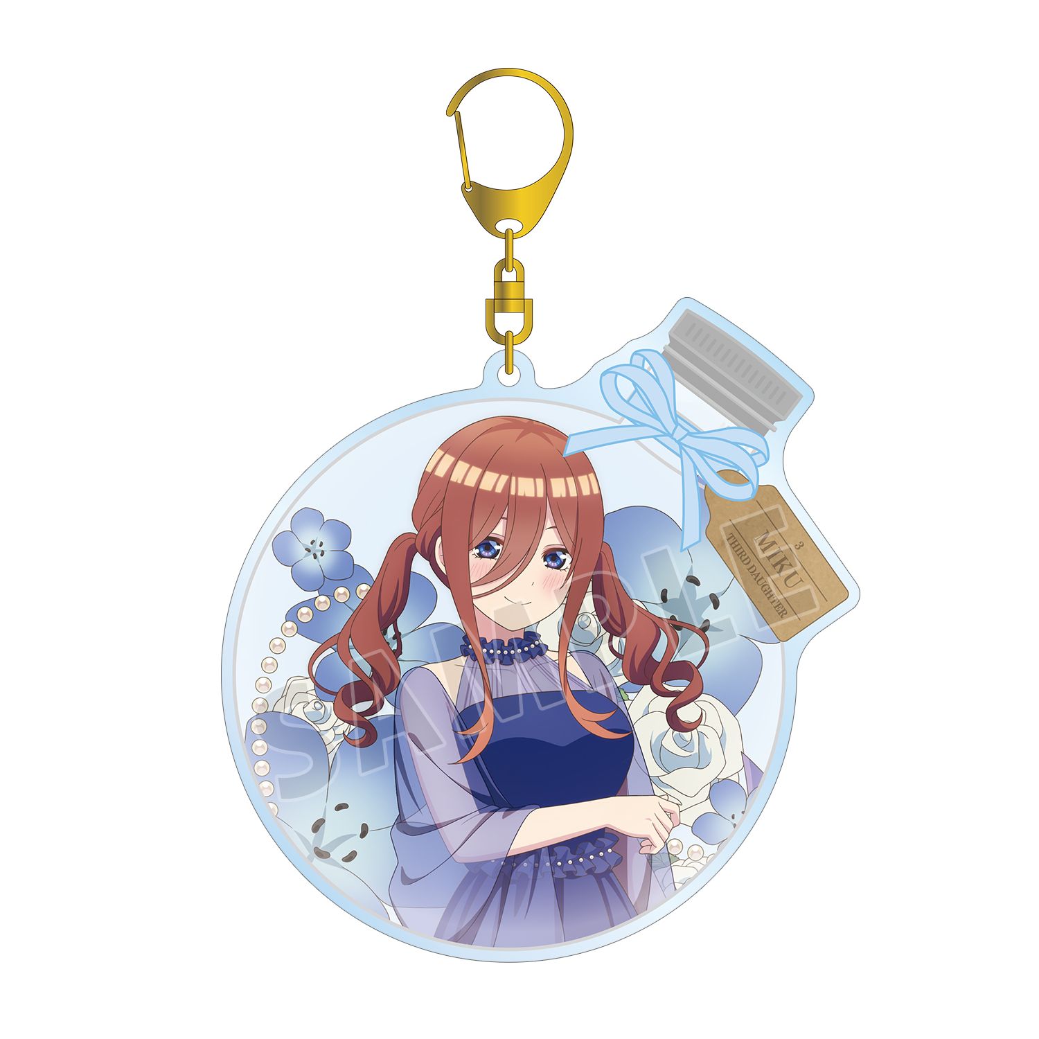 五等分の花嫁* 描き下ろし 中野三玖 ハーバリウムver. BIGアクリルキーホルダー Image 2 | AniSmile