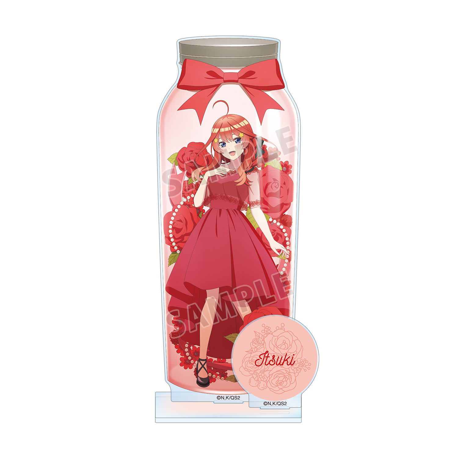 五等分の花嫁* 描き下ろし 中野五月 ハーバリウムver. パーツ付きBIGアクリルスタンド - AniSmile