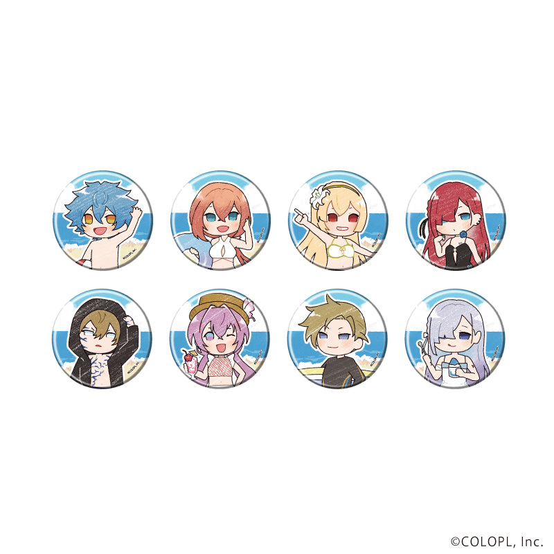 缶バッジ「白猫プロジェクト」17/水着ver. ブラインド(全8種)(グラフアートイラスト) - AniSmile