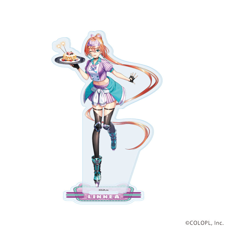 アクリルスタンド「白猫プロジェクト」52/リネア ダイナーver.(描き下ろしイラスト) - AniSmile