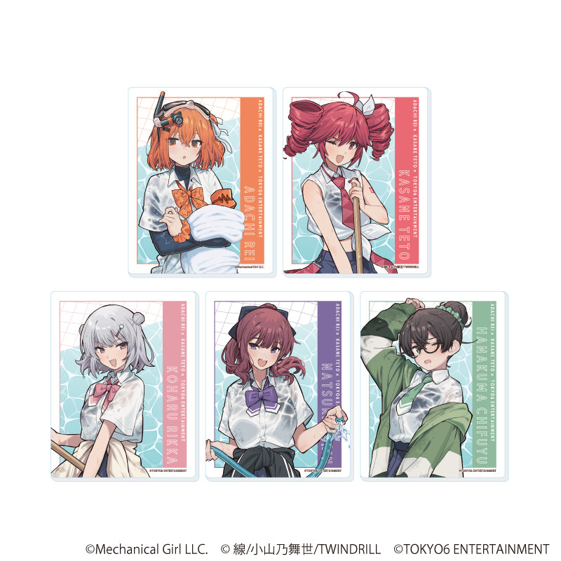 アクリルカード「足立レイ×重音テト×TOKYO6キャラクターズ」01/ブラインド(全5種)(描き下ろしイラスト) - 公式商品画像 | AniSmile