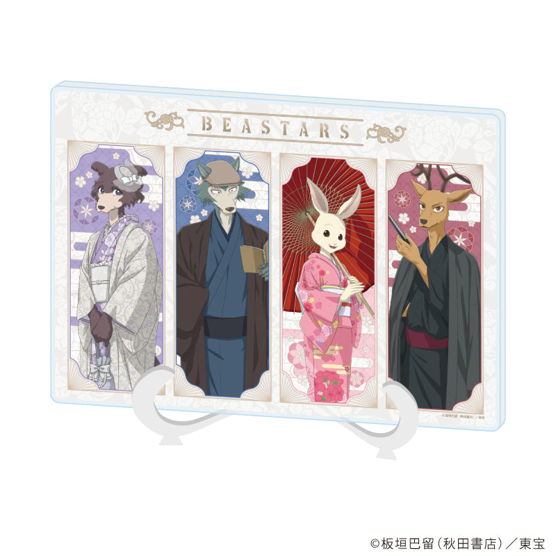 アクリルアートボード(A5サイズ)「BEASTARS FINAL SEASON」03/着物ver. コマ割りデザイン(描き下ろしビジュアル) - AniSmile