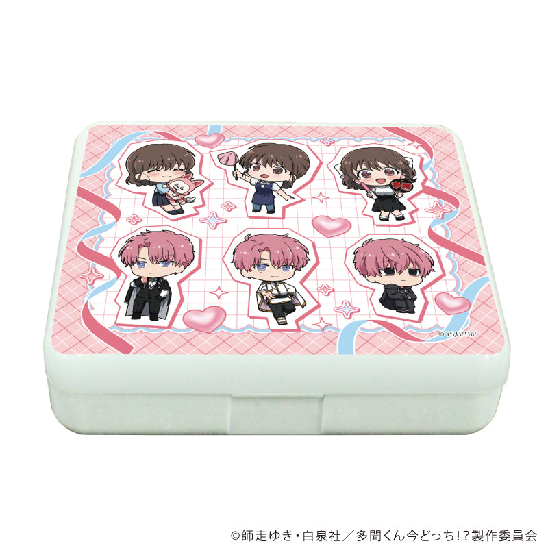 小物ケース「多聞くん今どっち!?」02/集合デザイン(ミニキャライラスト) - official product image | AniSmile