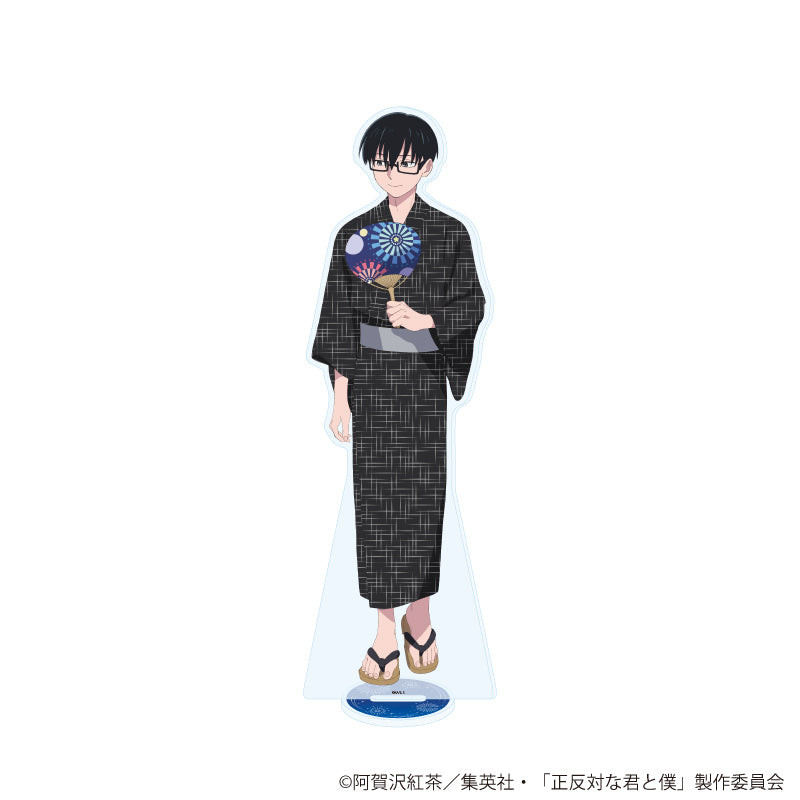 BIGアクリルスタンド「TVアニメ『正反対な君と僕』」02/谷 夏祭りver.(描き下ろしイラスト) - AniSmile