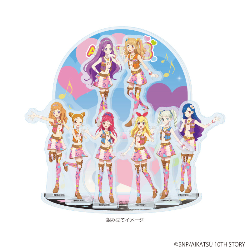 アクリルジオラマ「アイカツ!」03/集合デザイン(描き下ろしイラスト) 图片 2 | AniSmile