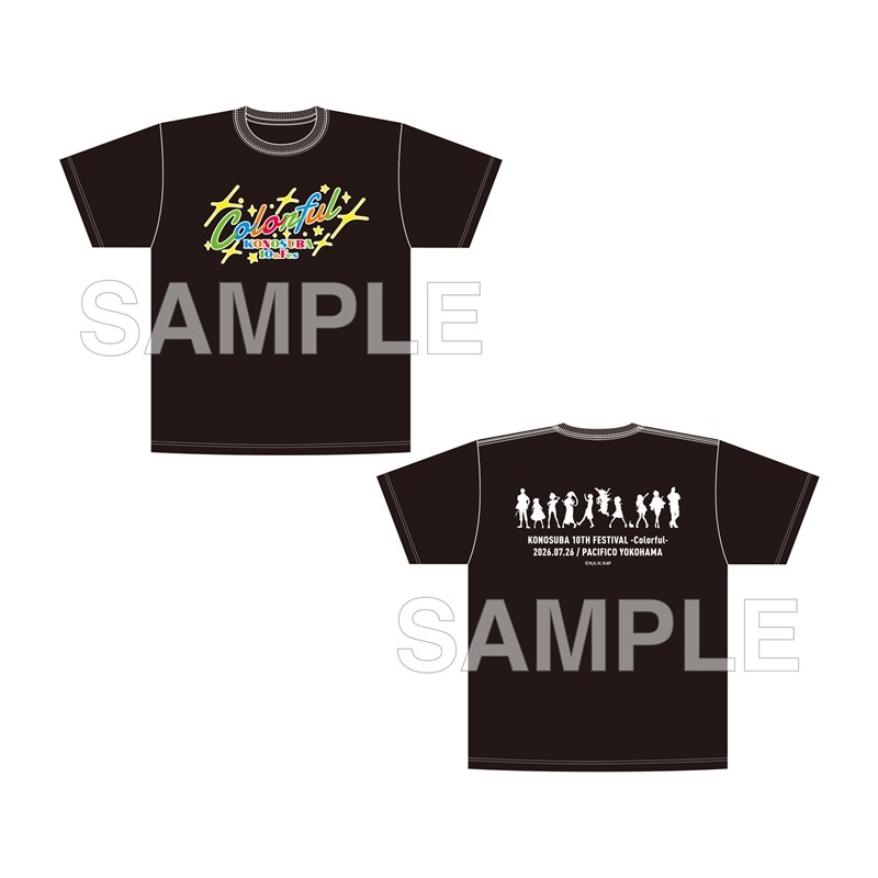 アニメ「この素晴らしい世界に祝福を!」Tシャツ Colorful ver. L - 官方商品图片 | AniSmile