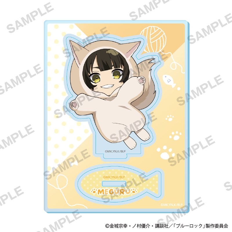 TVアニメ「ブルーロック」ミニキャラアクリルスタンド 着ぐるみ猫 Ver. 蜂楽 廻 - AniSmile