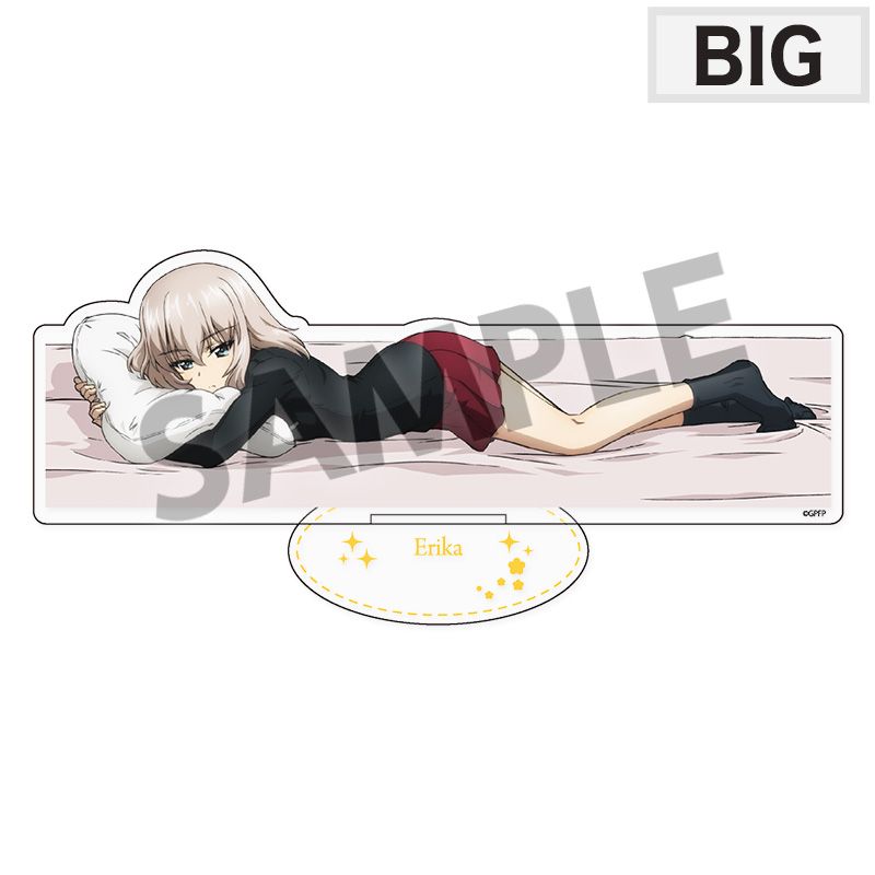 ガールズ&パンツァー 最終章 BIGアクリルスタンド 逸見エリカ 添い寝A ver. - AniSmile