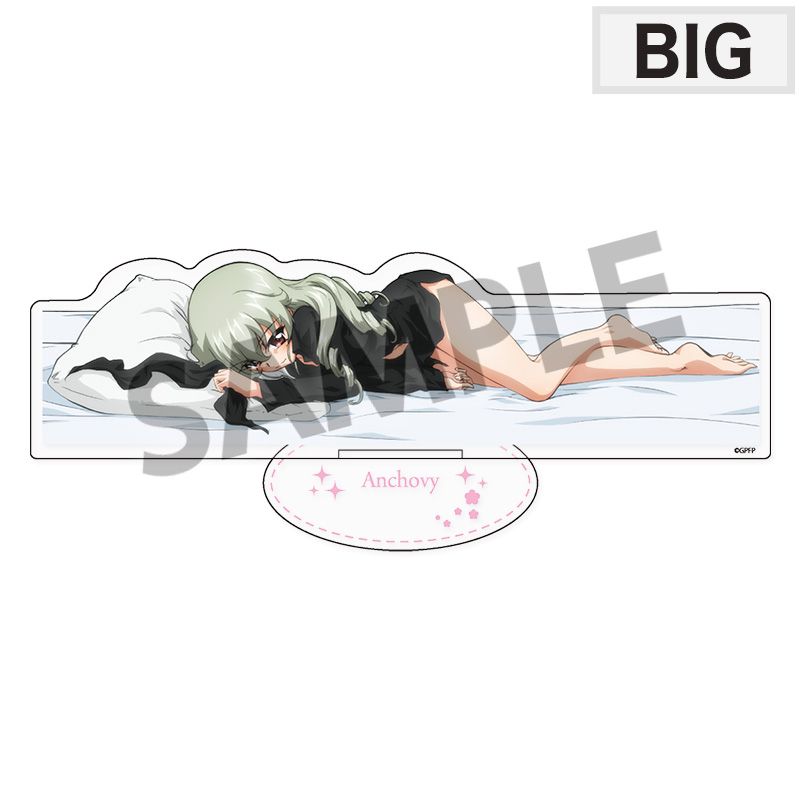 ガールズ&パンツァー 最終章 BIGアクリルスタンド アンチョビ 添い寝B ver. - AniSmile