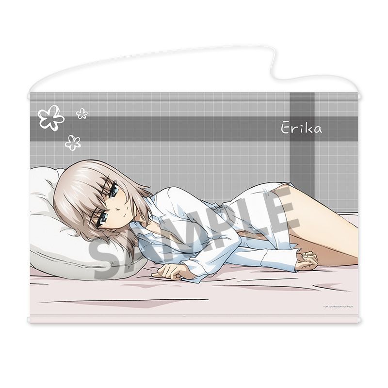 ガールズ&パンツァー 最終章 B2タペストリー 逸見エリカ 添い寝B ver. - AniSmile