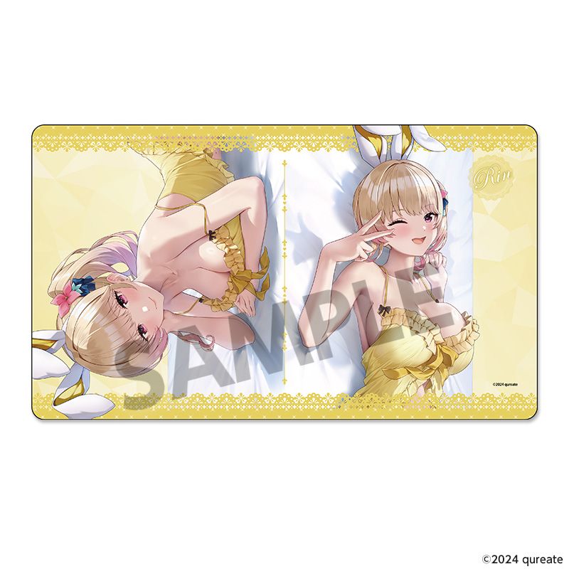 バニーガーデン 描き下ろしラバーマット 凜 添い寝 ver. - 官方商品图片 | AniSmile