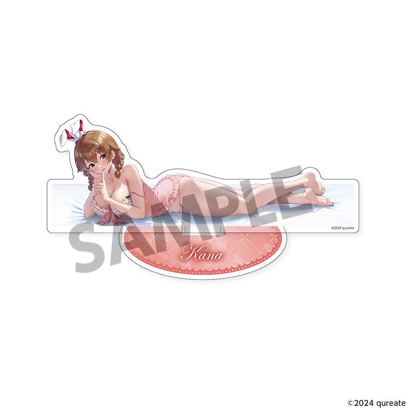 バニーガーデン 描き下ろしアクリルスタンド 花奈 添い寝B ver. - AniSmile