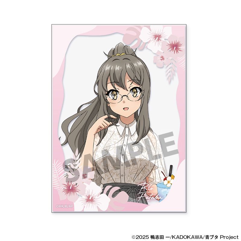 青春ブタ野郎シリーズ 描き下ろしアクリルカード 双葉理央 バカンス ver. - 公式商品画像 | AniSmile