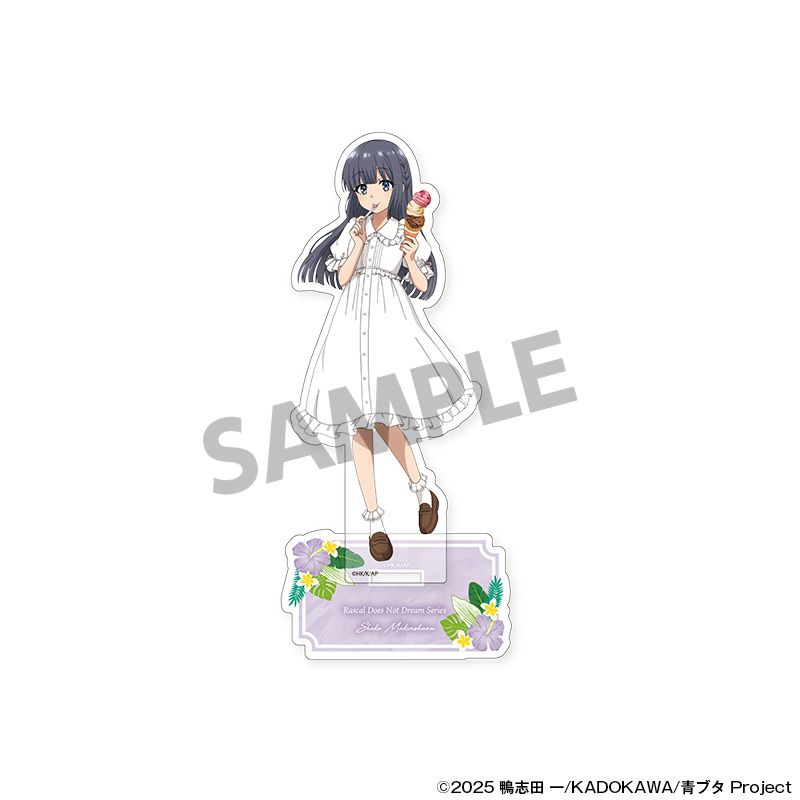 青春ブタ野郎シリーズ 描き下ろしアクリルスタンド 牧之原翔子 バカンス ver. - official product image | AniSmile
