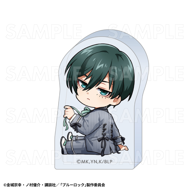 TVアニメ『ブルーロック』バレエコアStyle ちびキャラver. アクリルブロック【糸師 凛】 - official product image | AniSmile
