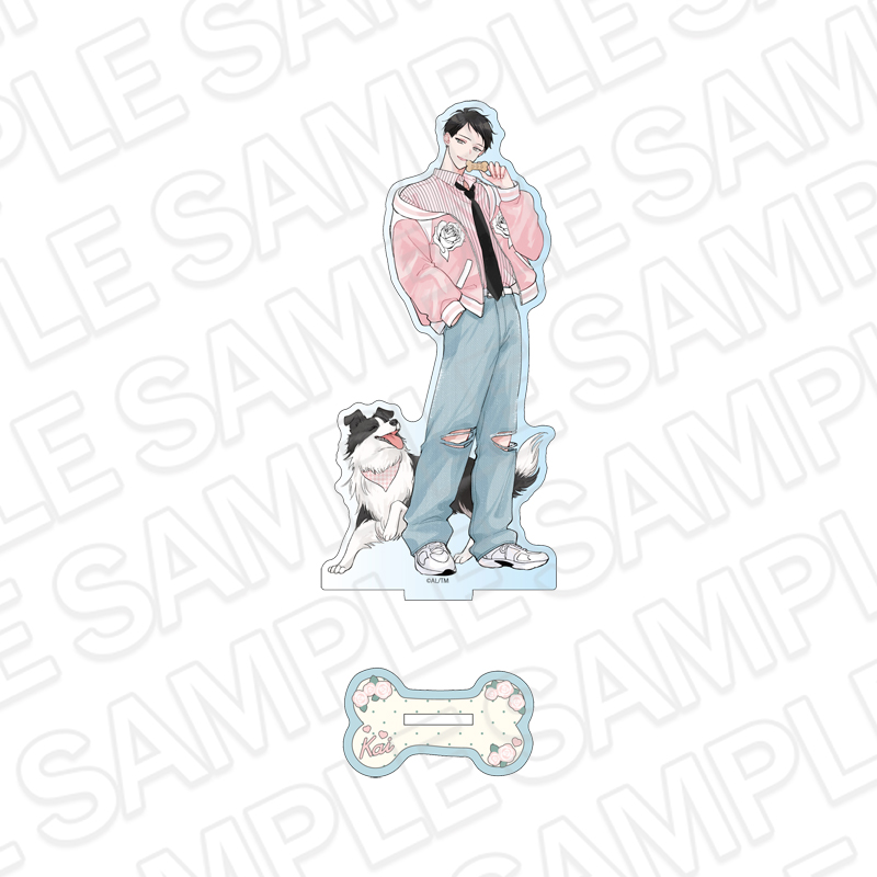 鬼上司・獄寺さんは暴かれたい。 アクリルスタンド 百田 甲斐 With Doggy - official product image | AniSmile