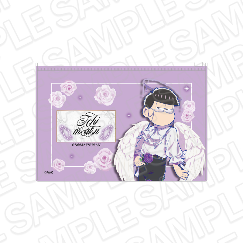 おそ松さん クリアポーチ 一松 Angel ver. - official product image | AniSmile