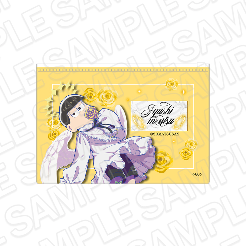 おそ松さん クリアポーチ 十四松 Angel ver. - official product image | AniSmile