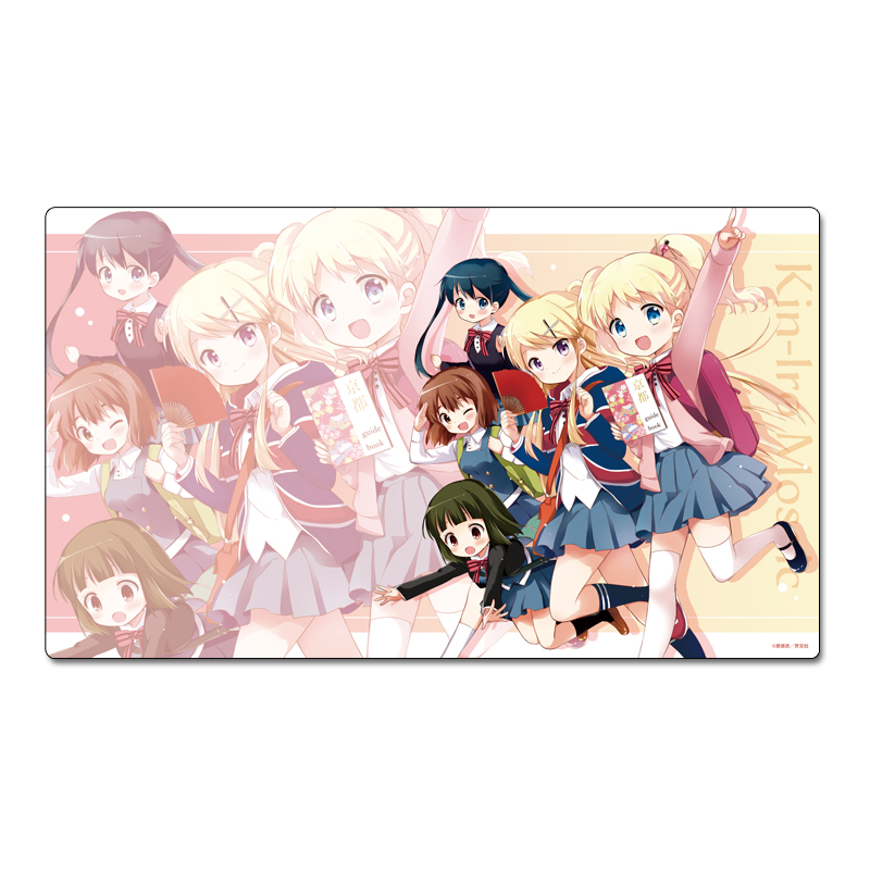 きんいろモザイク デスクマット【修学旅行】 - official product image | AniSmile
