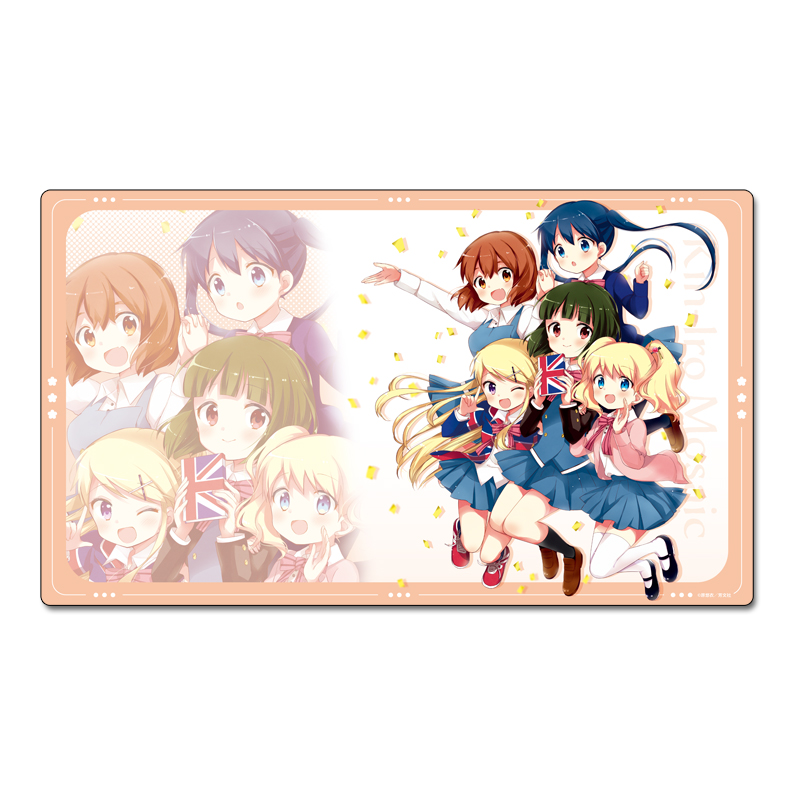 きんいろモザイク デスクマット【Jumping!!】 - 官方商品图片 | AniSmile