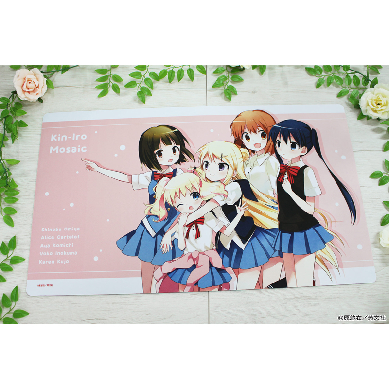 きんいろモザイク デスクマット【夏服】 Image 6 | AniSmile